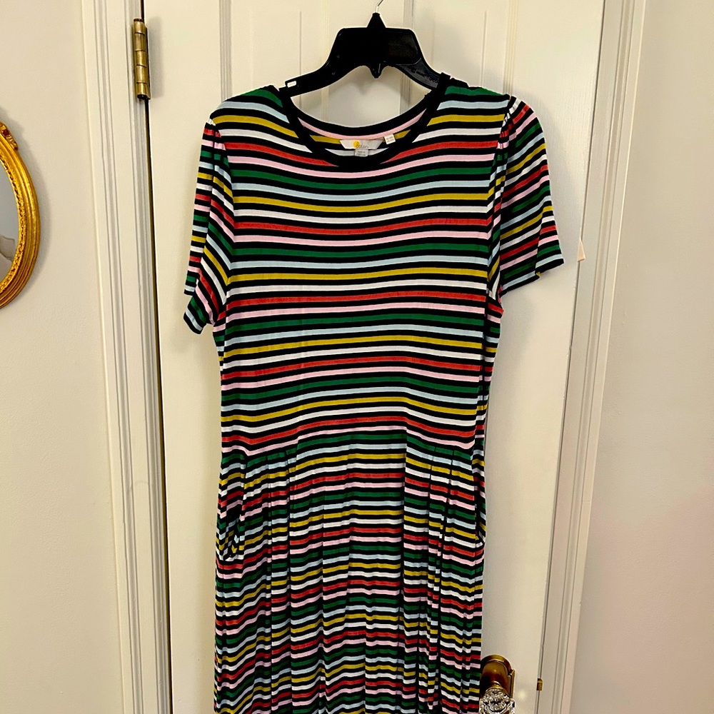 Boden midi T-shirt dress, size 14